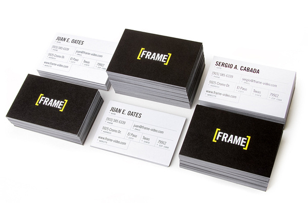 Frame by Decimal #frame #business #yellow #video #decimal #cards