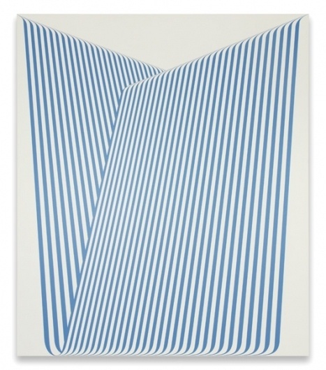 KUTTNER SIEBERT Galerie| Terry Haggerty | Abbildungen #abstract #pattern #lines #graphic #painting #blue