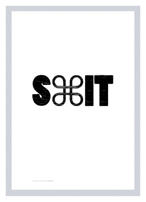 Tumblr #apple #save #design #type #typography