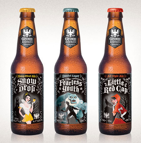 Grimm Brothers #packaging #beer #bottles #label
