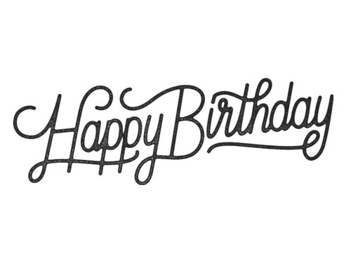 Happy Birthday by Dave Coleman #lettering