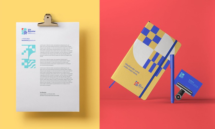 Isis Bacelar - Brand Identity - Mindsparkle Mag WIll Nunes designed the isual identity system for Isis Bacelar, behavioral therapist specializing in autism and behavioral sciences. #logo #packaging #identity #branding #design #color #photography #graphic #design #gallery #blog #project #mindsparkle #mag #beautiful #portfolio #designer