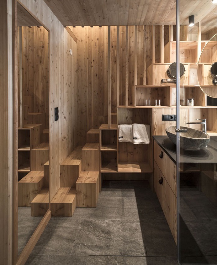 Cozy, Warm and Organic Experience for a High Mountain Refuge - InteriorZine