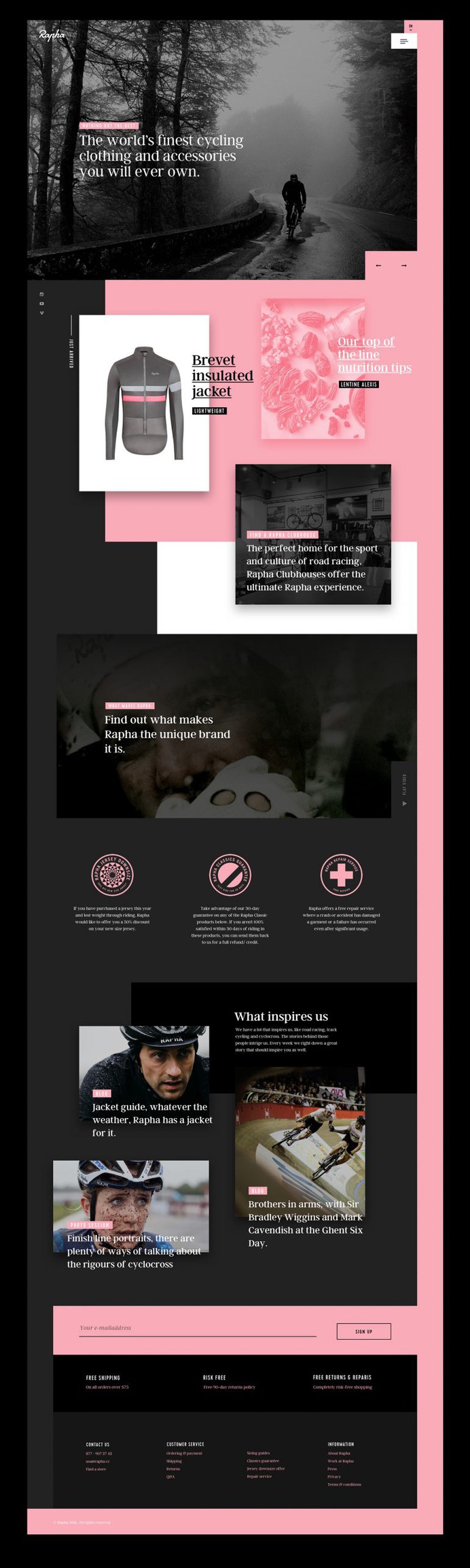 Rapha.cc Redesign