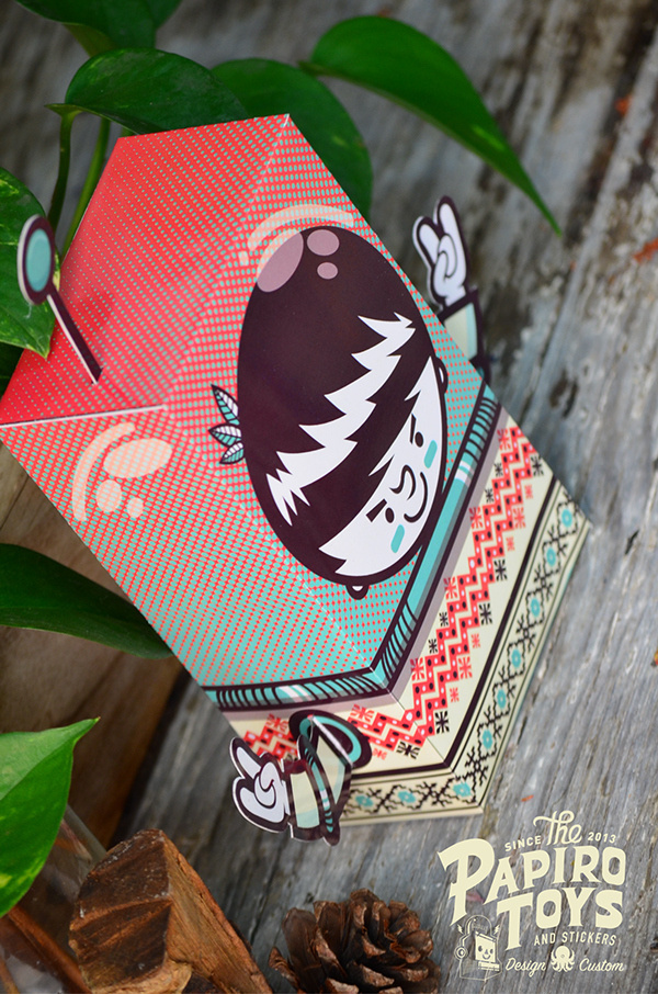PAPER TOYS SERIE I on Behance #vector #astronaut #illustration #paper #toy