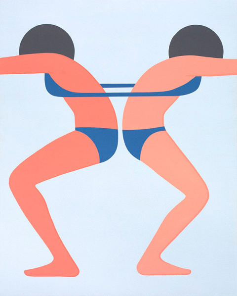 Geoff McFetridge | PICDIT #design #graphic #simple #painting #art