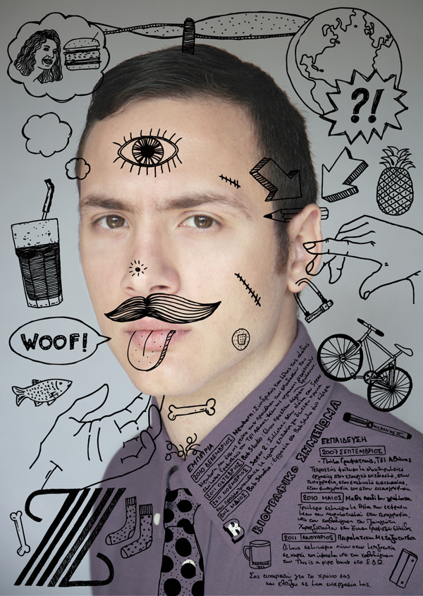 Introducing myself #curriculum #photo #vitae #illustration #poster #cv #cvf #introduce #sketch