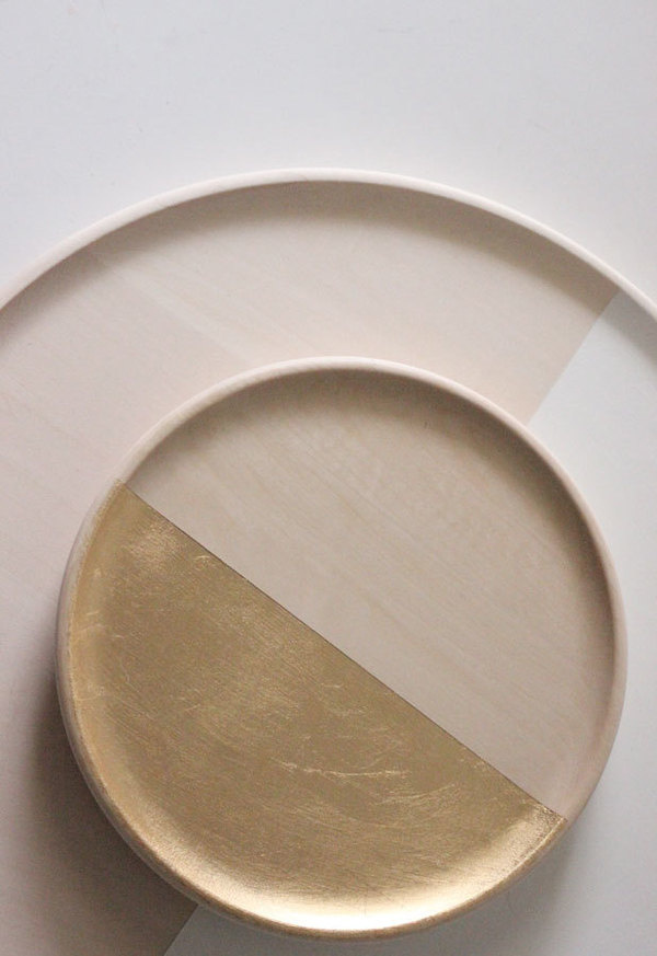Dipped Trays by The Vintage Vogue #minimalist #design #minimalism