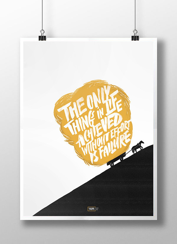 YAPPI on Behance by Victoria and Vitalina Lopukhiny #illustration #drawn #poster #hand #typography
