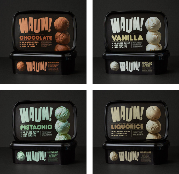 New Logo and Packaging for Wauw by Snask