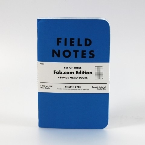 swissmiss | Blue Fab Field Notes #fab #field #note #book #notes