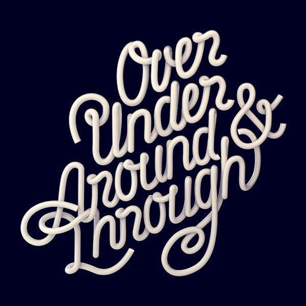 Beautiful Typography Artwork by David McLeod #typography