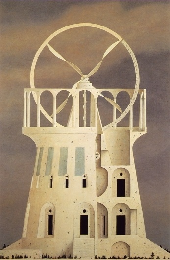 The Architect of Ruins - but does it float #minoru #architecture #painting #nomata