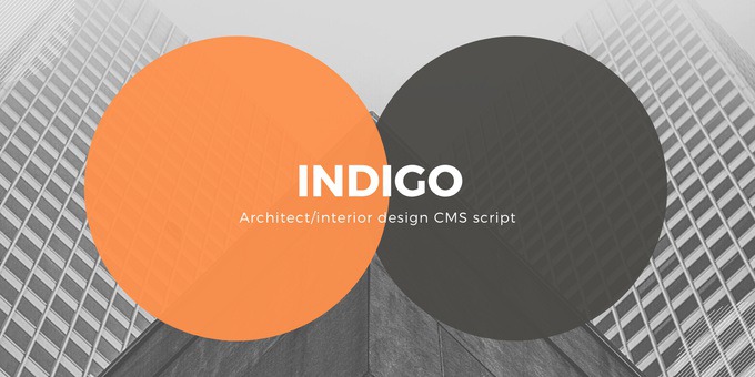 Indigo - Architect/Interior Design Agency CMS Script