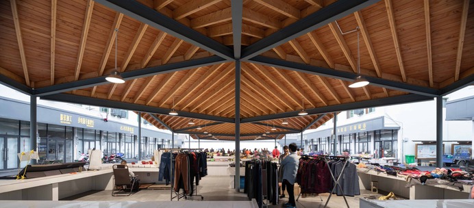 Xiafu Farmers' Market / Bengo Studio,© Hao Chen