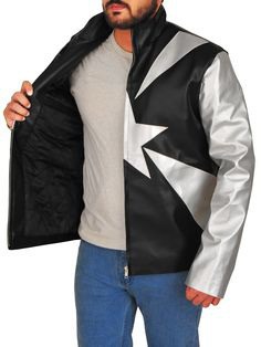 Famous #AmericanRapper "#VanillaIce" has sung many songs in his career. His #outfits are as famous as him. Like His #LeatherJacket written, "Word To Your Mother" on back.