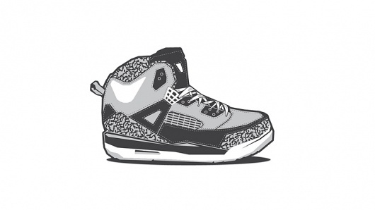 Illustration : Miguel Ibarra #illustration #design #jordans