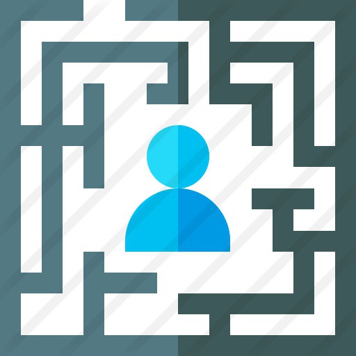 See more icon inspiration related to business and finance, labyrinth, maze, solution, puzzle, way, exit, person, people and road on Flaticon.
