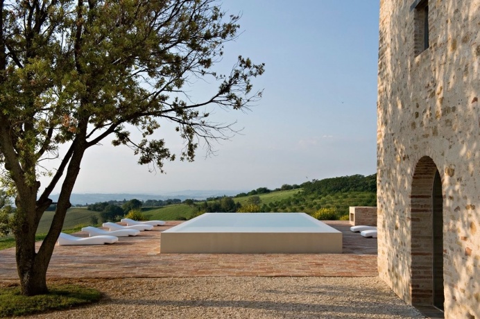 Casa Olivi Treia Italy Wespi de Meuron enironement architecture swimming pool italy house interior design inspiration by www.mindsparklemag.