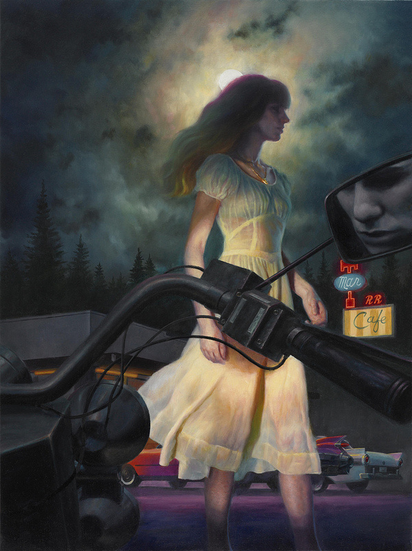 On View: "The New Romantics" at Spacejunk Art Centers | Hi Fructose Magazine #nicola #romantics #verlato #painting #art #new