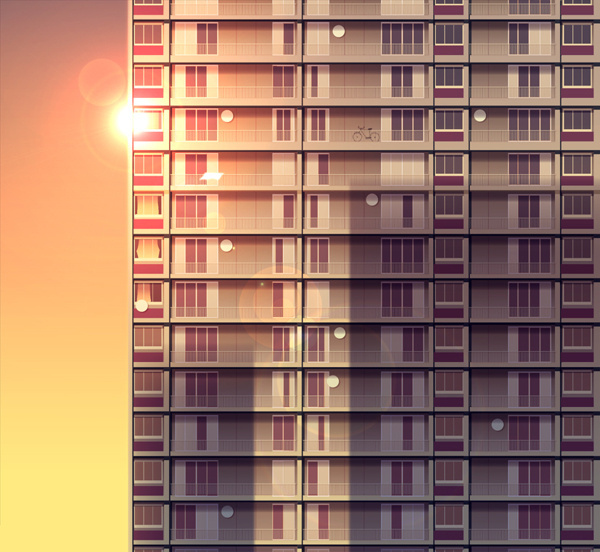 Réflexions faites on Behance #house #blocks