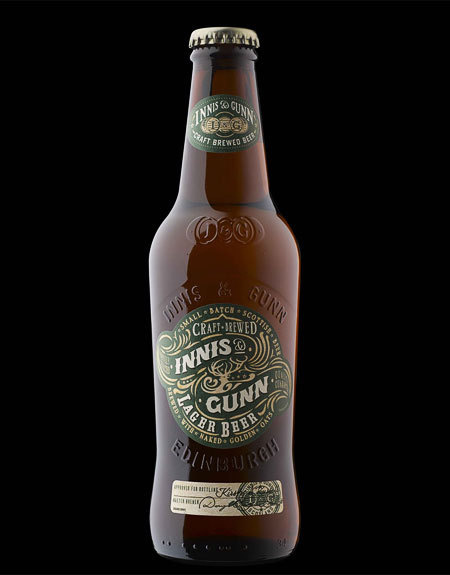 Innis & Gunn Lager #packaging #beer #label #bottle