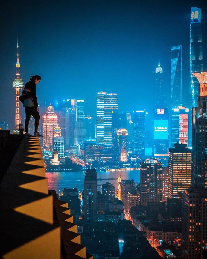 Neon, Moody and Cinematic Nightscapes of Shanghai and Beyond by Victor Chiang