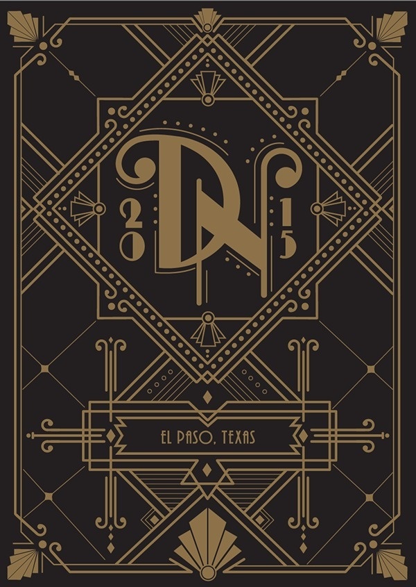 Wedding Invitation on Behance #invite art deco illustration