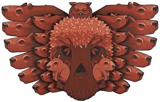 Works - Jeremy Fish - Artists - Mark Moore Gallery #painting #illustration #art
