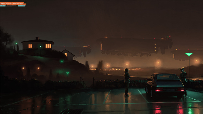Simon Stålenhag Art Gallery #art #painting