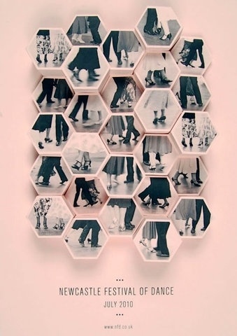 FFFFOUND! | design work life » Amy Rodchester: Newcastle Festival of Dance Posters #dance #festival #poster #inspiring