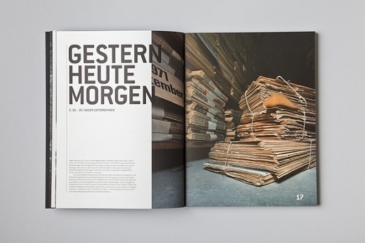 SUSTAINABILITY REPORT on the Behance Network #catalog #print #layout #typography