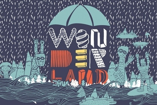 Fonts - YWFT Wonderland by Jackkrit Anantakul - YouWorkForThem #font #illustration #ywft #typography