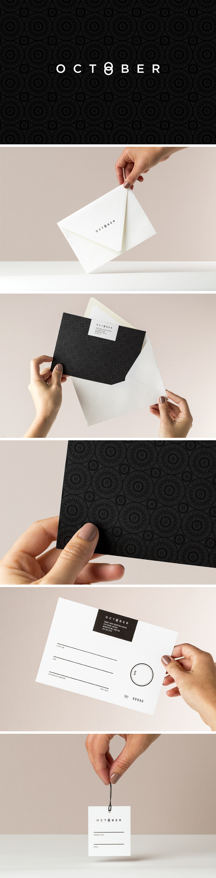 October Boutique Brand Identity - One Plus One Design #Brand #Identity #BrandIdentity #Branding
