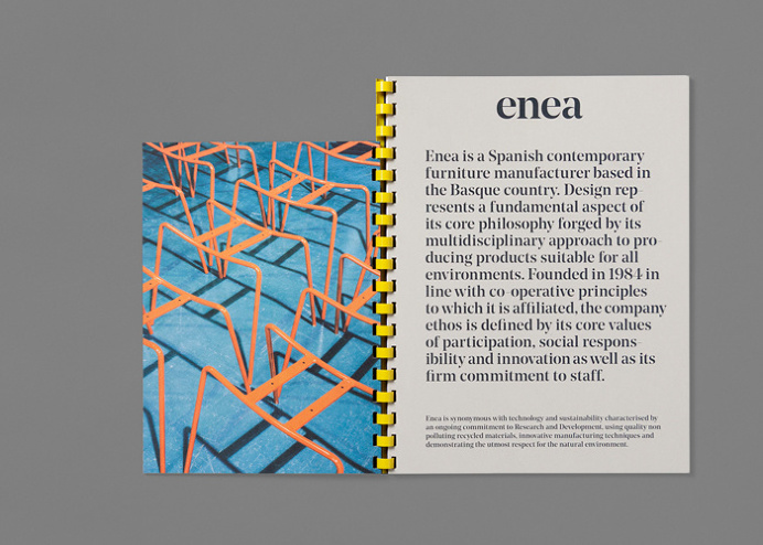 Enea's brand identity and art direction on Behance