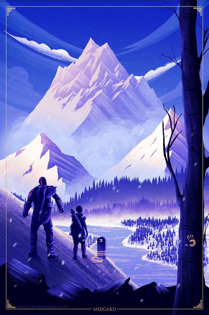 Poster Posse x God of War