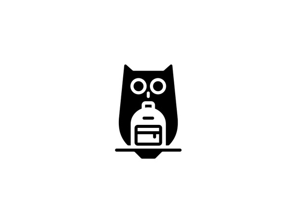 Owl #owl #symbol #identity #minimal #logo