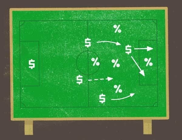 Yarek Waszul Illustration #strategy #money #soccer
