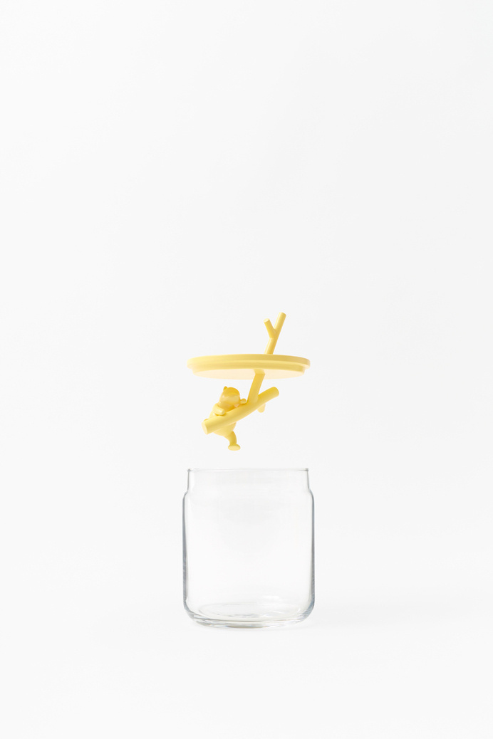 pooh-glasswarecontainer | nendo #interior #container #design #pooh #glassware #decoration