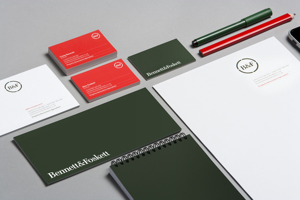 Bennett_Foskett_closeup #branding #stationery