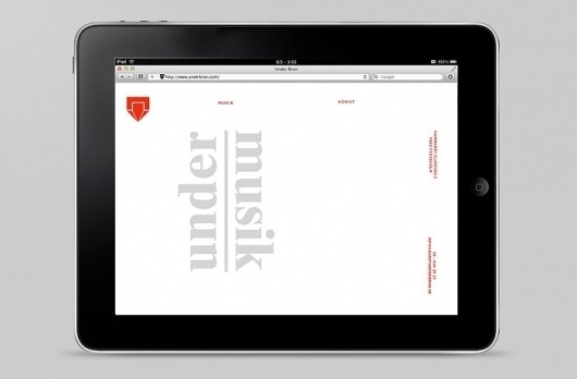 Under Bron | johan hammarström #digital #homepage #web