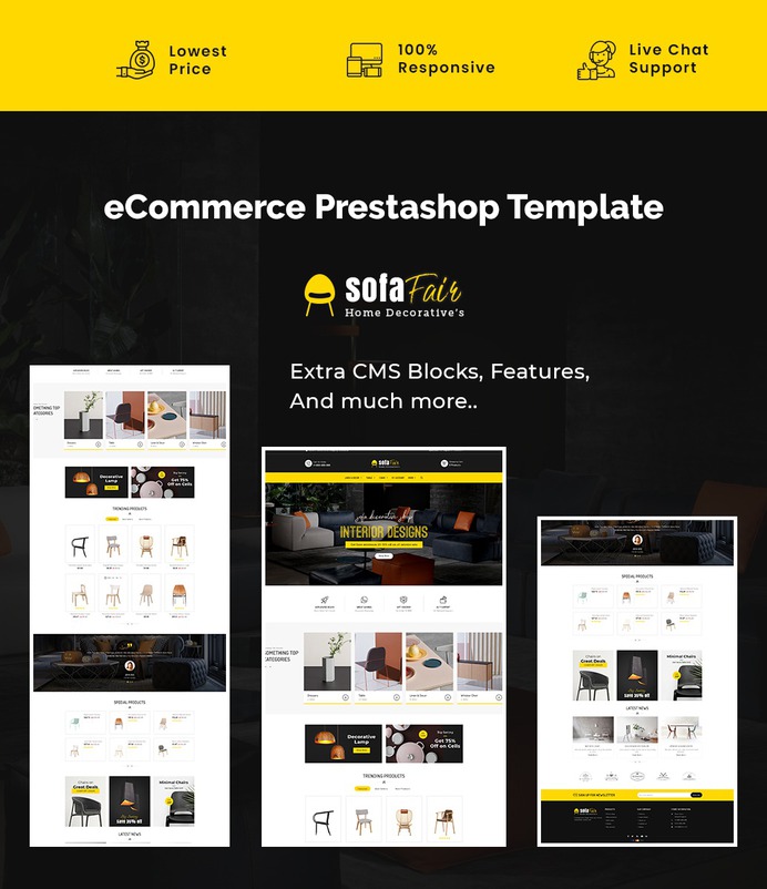 #SofaFair - #Furniture #Home #Decor #Sofa #Decorative - #Prestashop #Responsive #Theme #eCommerce #Website #Design #Template