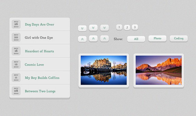 3d elements psd Free Psd. See more inspiration related to Menu, Template, Button, 3d, Arrows, Portfolio, Elements, Buttons, Psd, Blog, Navigation, Slider and Horizontal on Freepik.