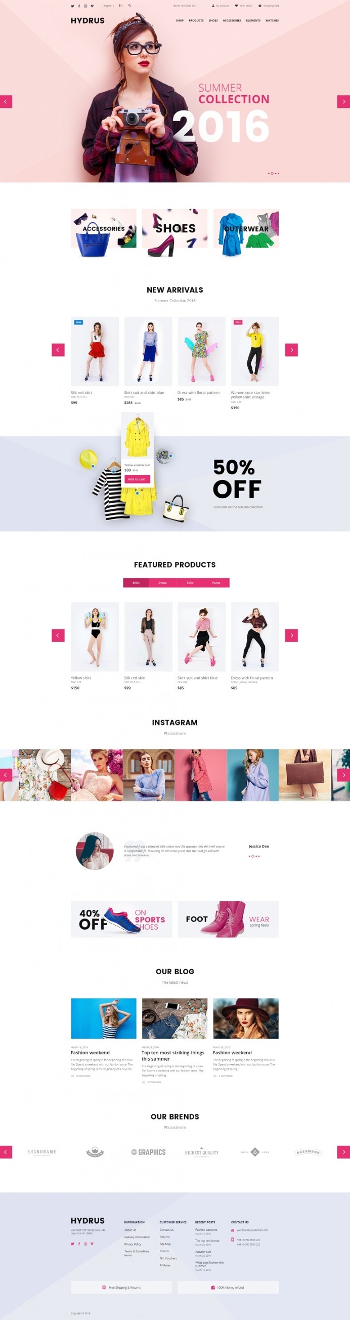 Hydrus – Fashion eCommerce