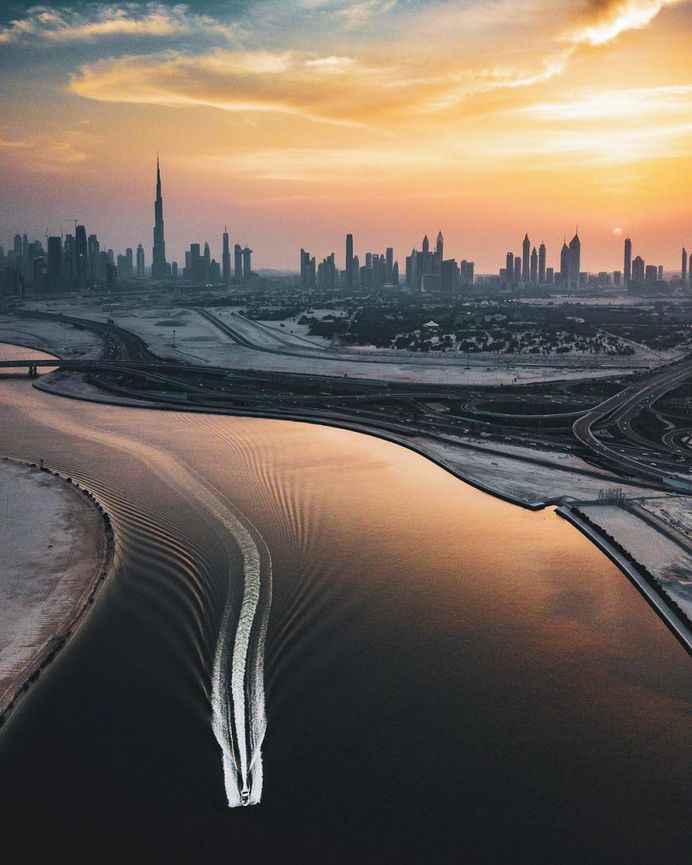 Dubai From Above: Striking Drone Photography by Husain Ujjainwala