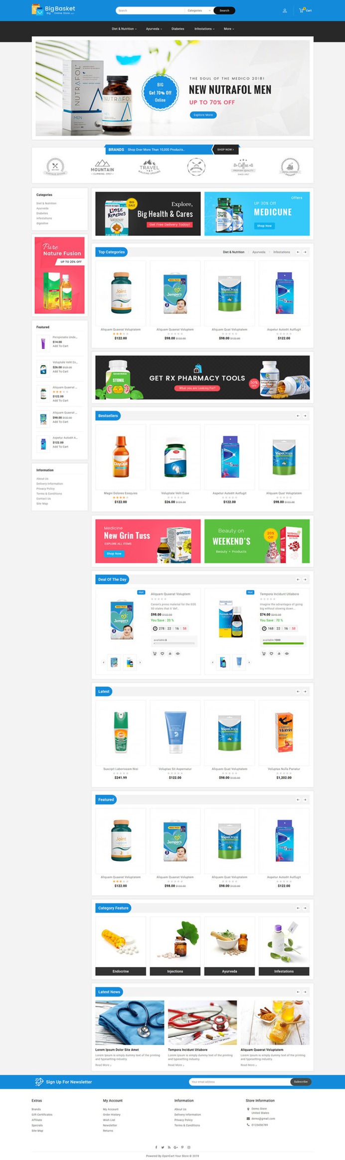 Big Basket - Multipurpose WooCommerce Responsive Theme | TemplateTrip