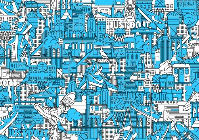 Forma & Co — Nike — Pattern #nike #illustration