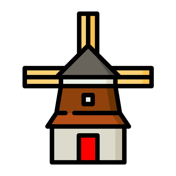 See more icon inspiration related to mill, architecture and city, windmill, ecology, ecological, buildings and nature on Flaticon.