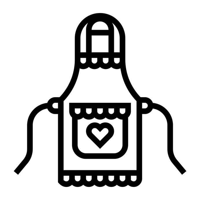 See more icon inspiration related to cook, cooker, kitchen, accessory, apron, cloth, protection, fashion and cooking on Flaticon.