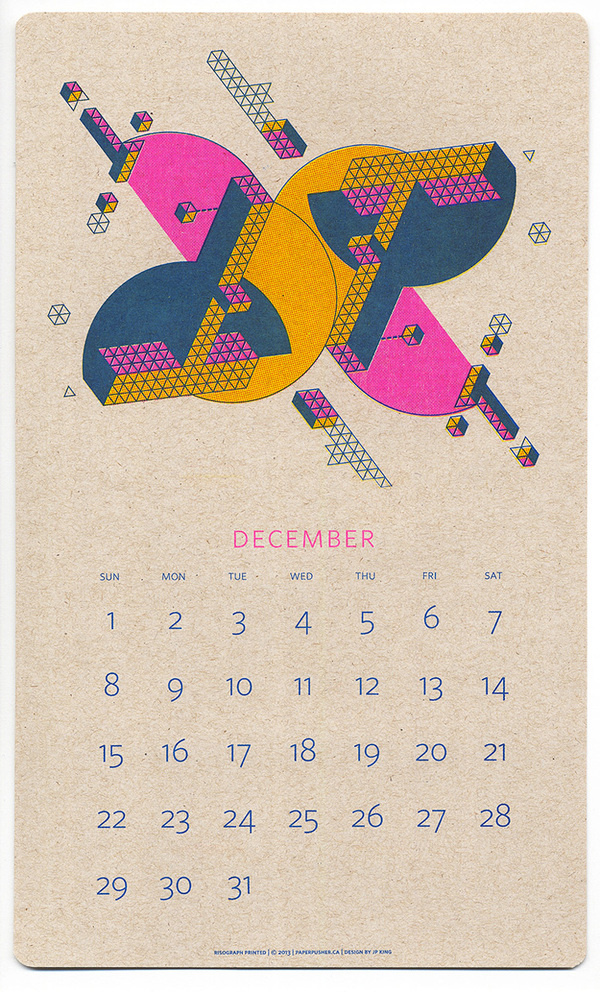 Description #print #calendar #geometry